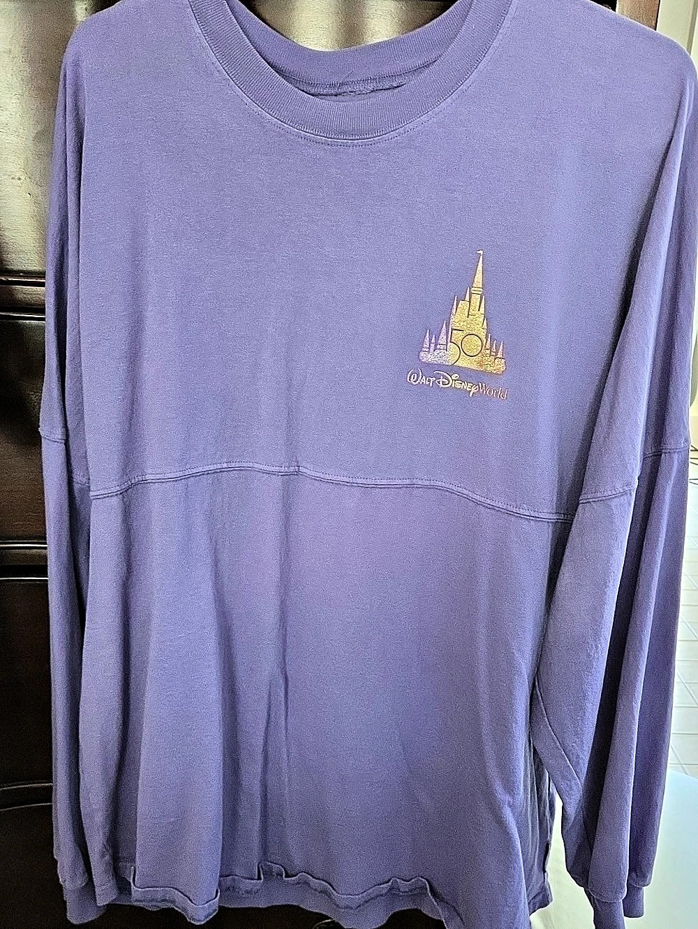 Disney Walt Disney World 50th Anniversary Graphic Sweatshirt in Purple Size XXL